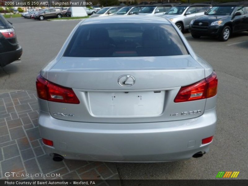 Tungsten Pearl / Black 2006 Lexus IS 250 AWD