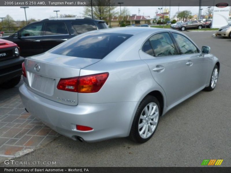 Tungsten Pearl / Black 2006 Lexus IS 250 AWD