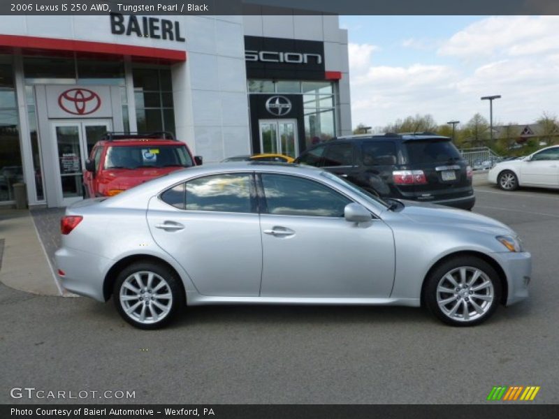 Tungsten Pearl / Black 2006 Lexus IS 250 AWD