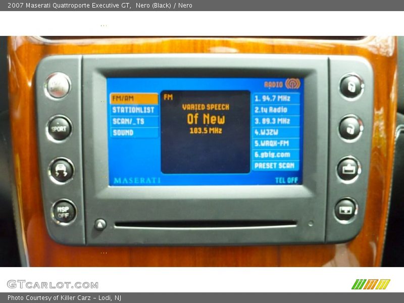 Nero (Black) / Nero 2007 Maserati Quattroporte Executive GT
