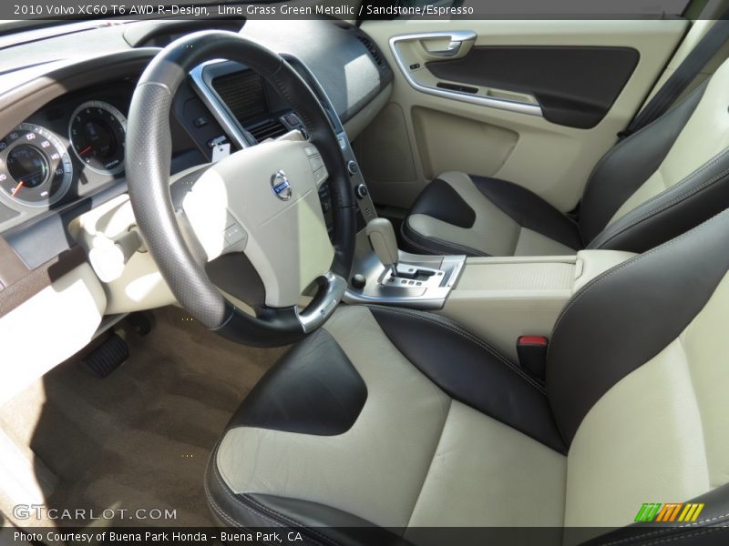  2010 XC60 T6 AWD R-Design Sandstone/Espresso Interior