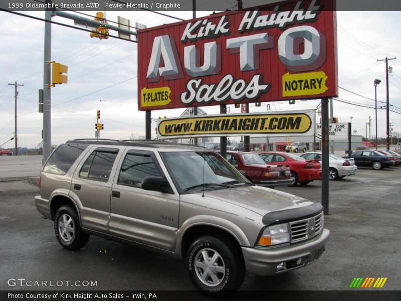 Pewter Metallic / Graphite 1999 Oldsmobile Bravada AWD