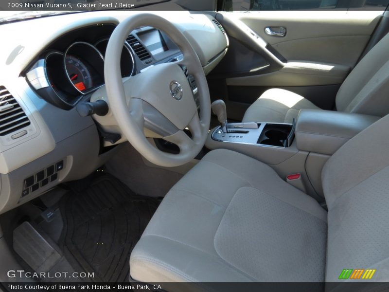 Glacier Pearl / Beige 2009 Nissan Murano S