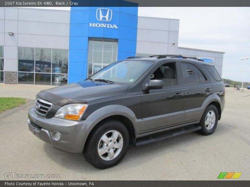 Black / Gray 2007 Kia Sorento EX 4WD