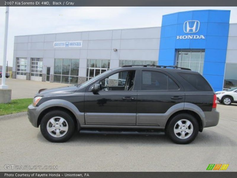 Black / Gray 2007 Kia Sorento EX 4WD