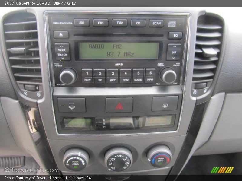 Black / Gray 2007 Kia Sorento EX 4WD