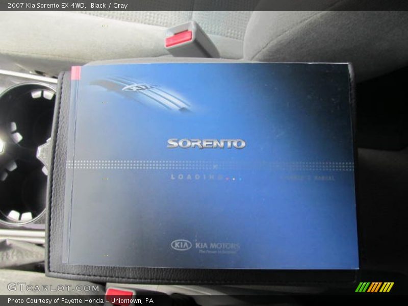 Black / Gray 2007 Kia Sorento EX 4WD