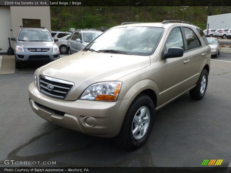 Sand Beige / Beige 2008 Kia Sorento LX 4x4