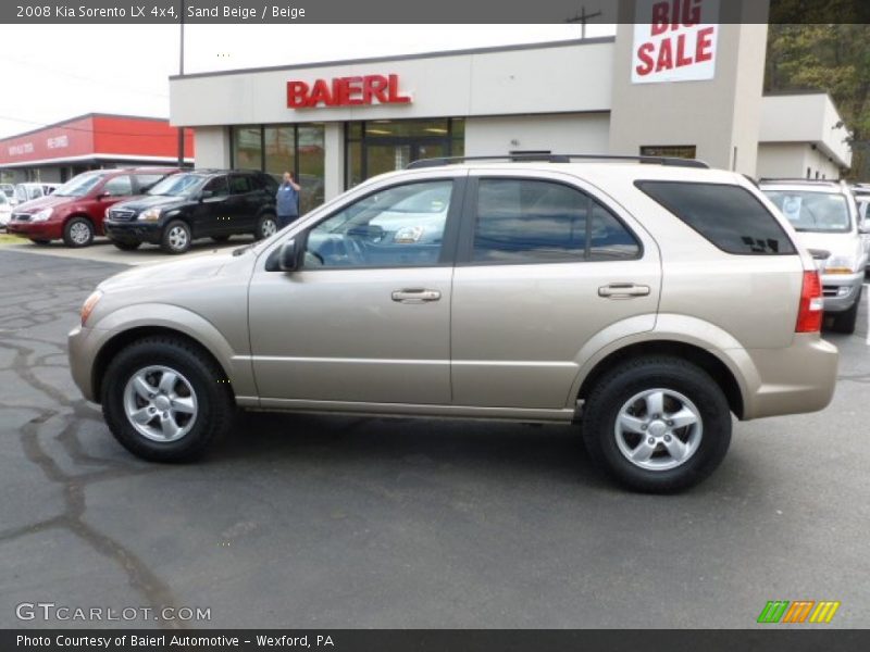 Sand Beige / Beige 2008 Kia Sorento LX 4x4