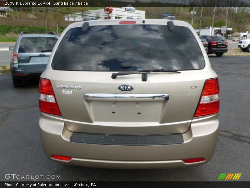 Sand Beige / Beige 2008 Kia Sorento LX 4x4