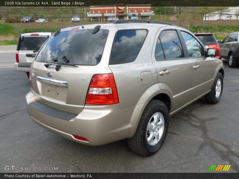 Sand Beige / Beige 2008 Kia Sorento LX 4x4