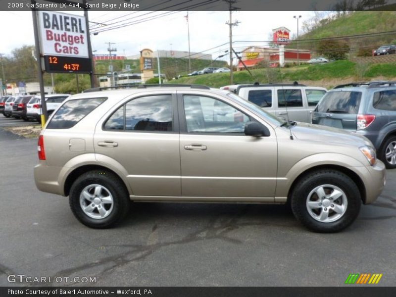 Sand Beige / Beige 2008 Kia Sorento LX 4x4