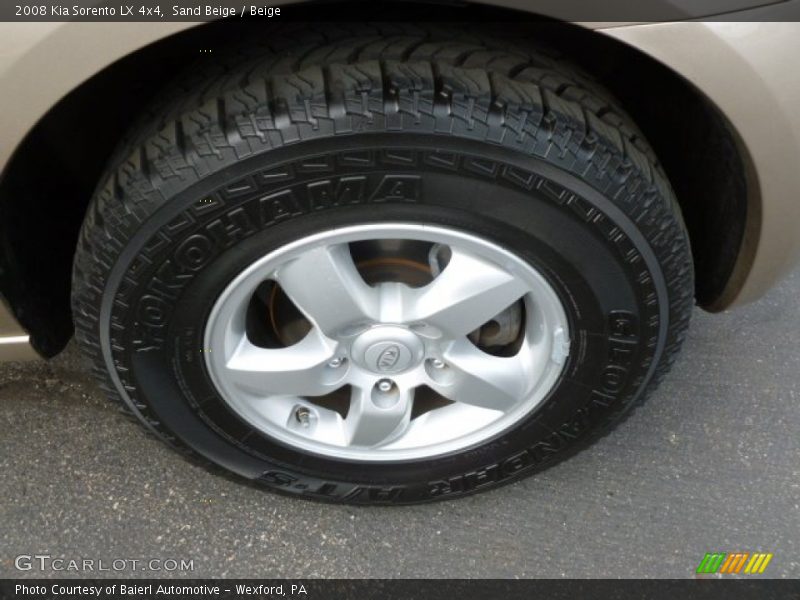 Sand Beige / Beige 2008 Kia Sorento LX 4x4