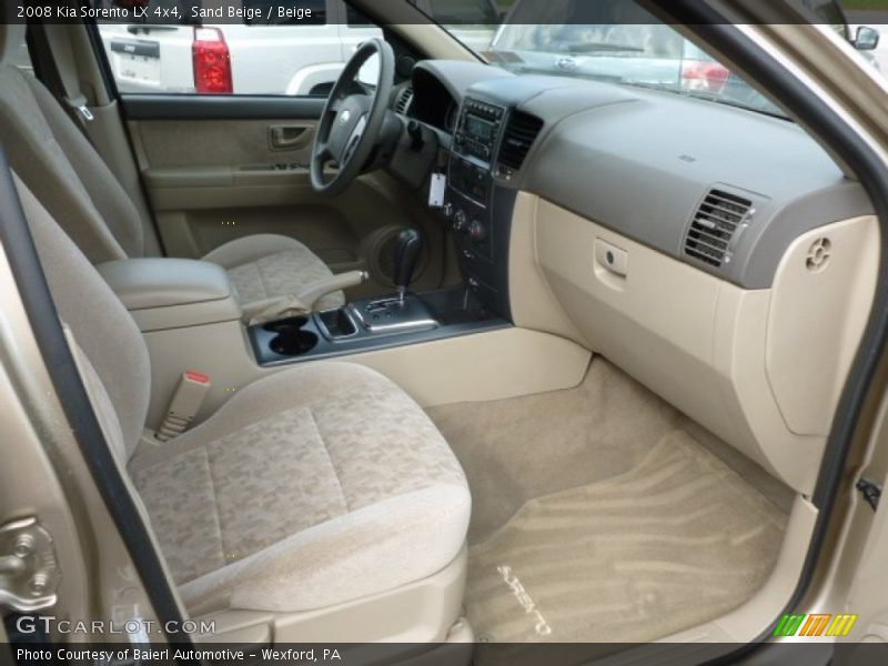 Sand Beige / Beige 2008 Kia Sorento LX 4x4