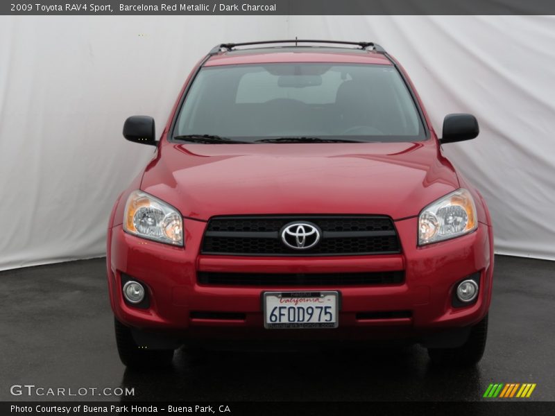 Barcelona Red Metallic / Dark Charcoal 2009 Toyota RAV4 Sport