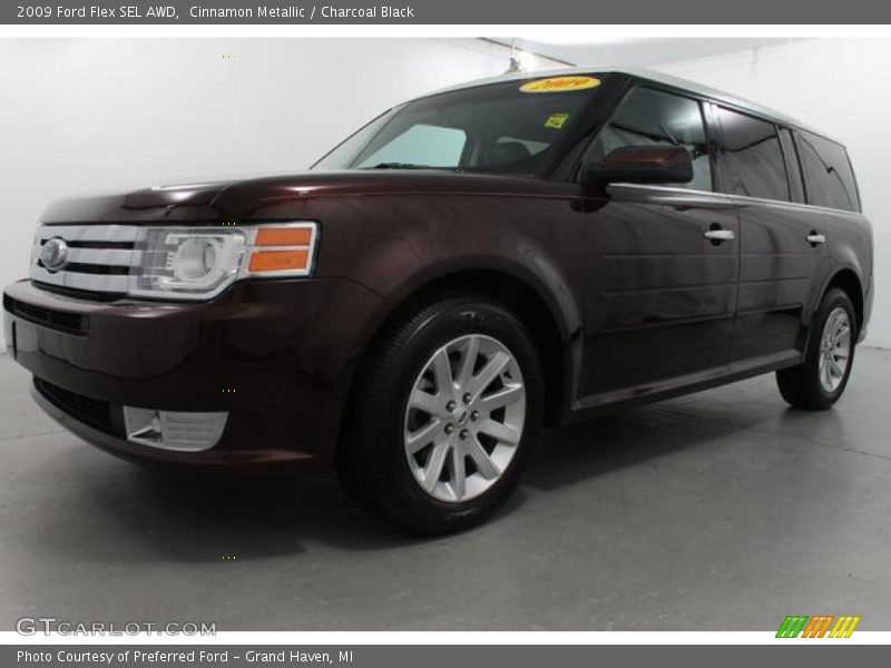 Cinnamon Metallic / Charcoal Black 2009 Ford Flex SEL AWD