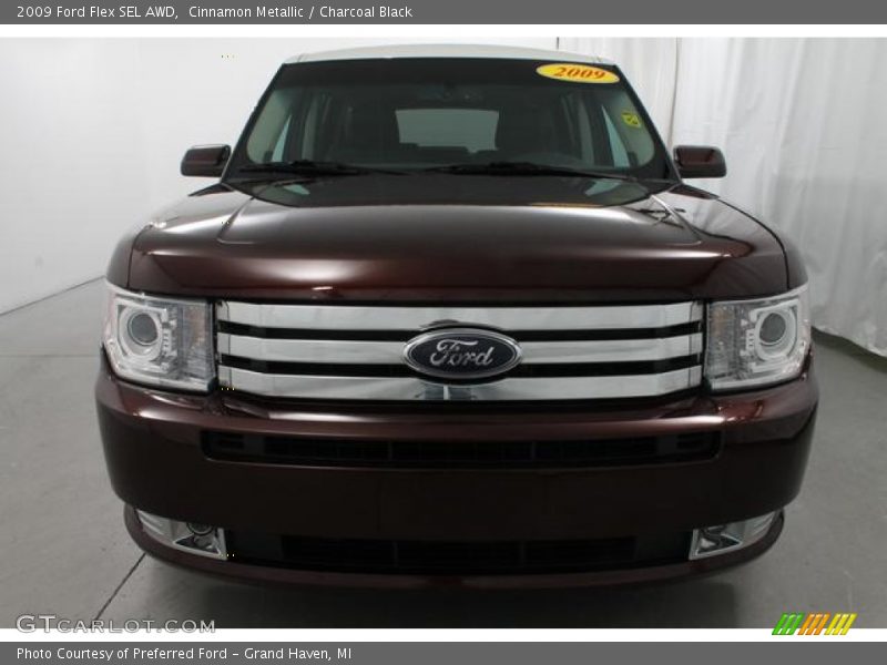 Cinnamon Metallic / Charcoal Black 2009 Ford Flex SEL AWD