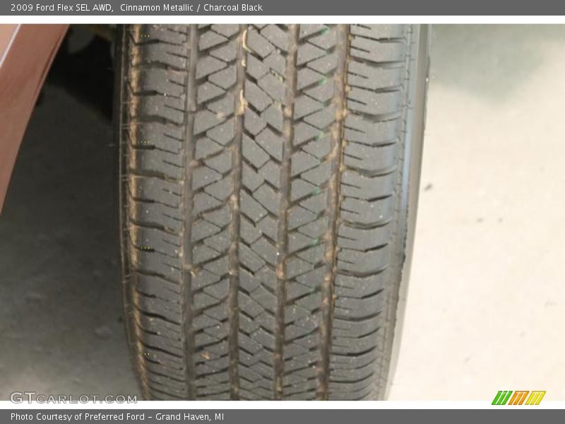 Cinnamon Metallic / Charcoal Black 2009 Ford Flex SEL AWD