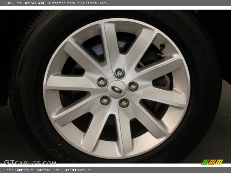 Cinnamon Metallic / Charcoal Black 2009 Ford Flex SEL AWD