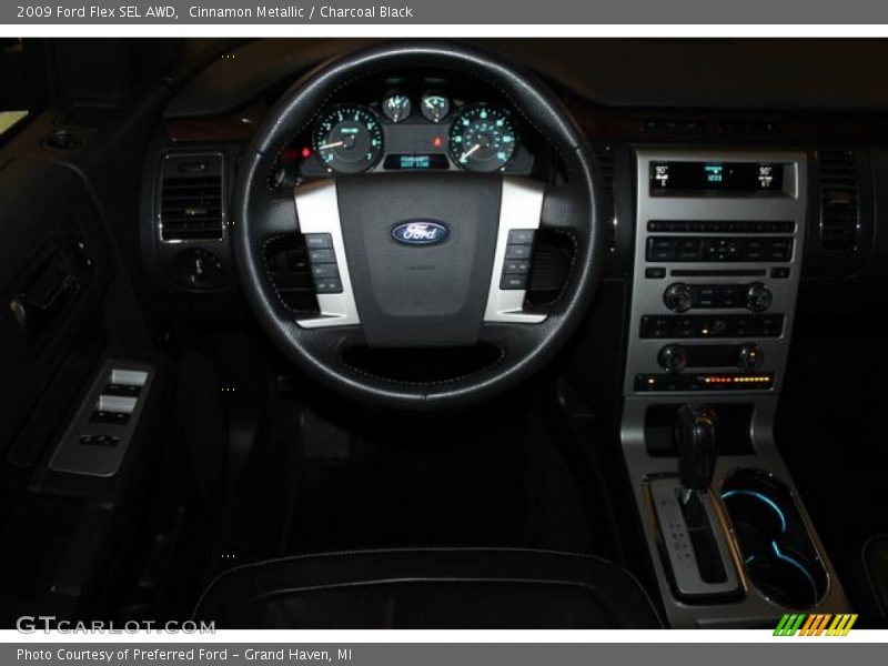 Cinnamon Metallic / Charcoal Black 2009 Ford Flex SEL AWD