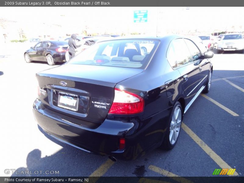 Obsidian Black Pearl / Off Black 2009 Subaru Legacy 3.0R