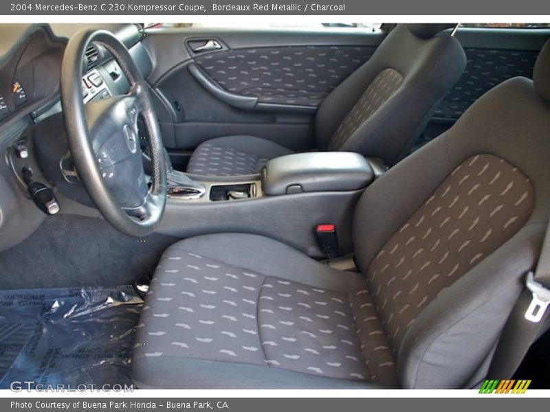 Bordeaux Red Metallic / Charcoal 2004 Mercedes-Benz C 230 Kompressor Coupe
