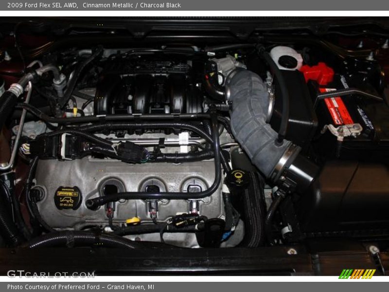Cinnamon Metallic / Charcoal Black 2009 Ford Flex SEL AWD