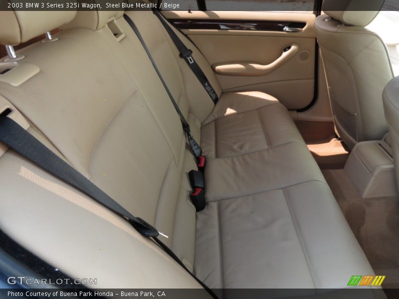 Steel Blue Metallic / Beige 2003 BMW 3 Series 325i Wagon
