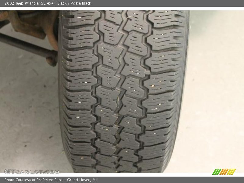 Black / Agate Black 2002 Jeep Wrangler SE 4x4