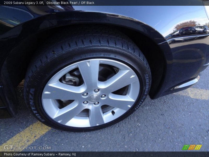 Obsidian Black Pearl / Off Black 2009 Subaru Legacy 3.0R