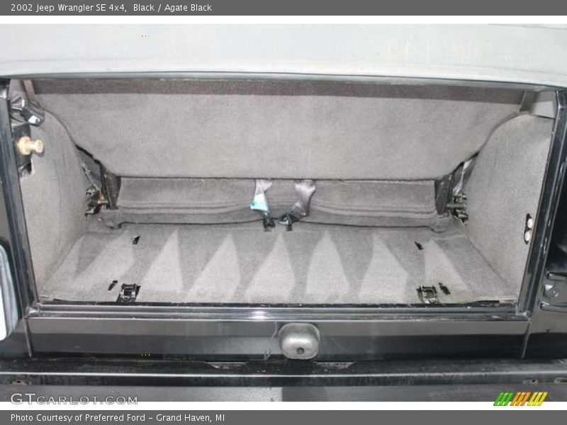 Black / Agate Black 2002 Jeep Wrangler SE 4x4
