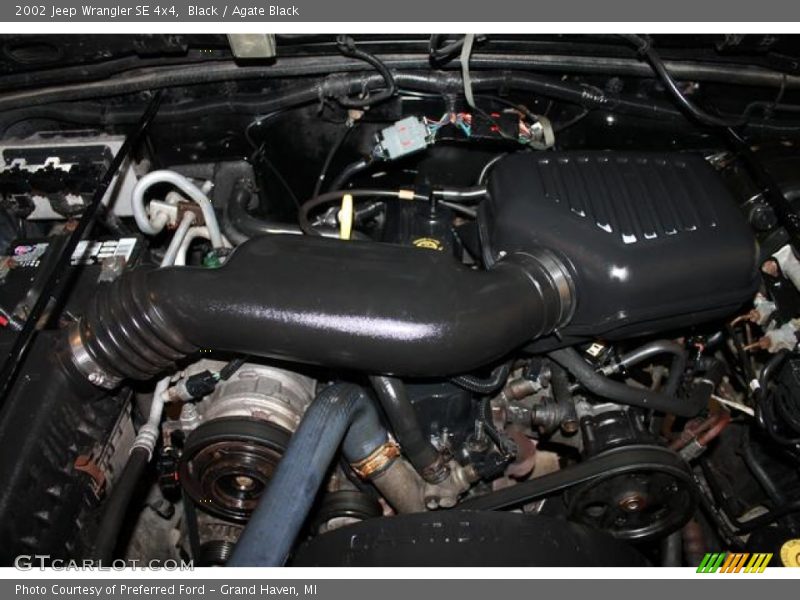 Black / Agate Black 2002 Jeep Wrangler SE 4x4