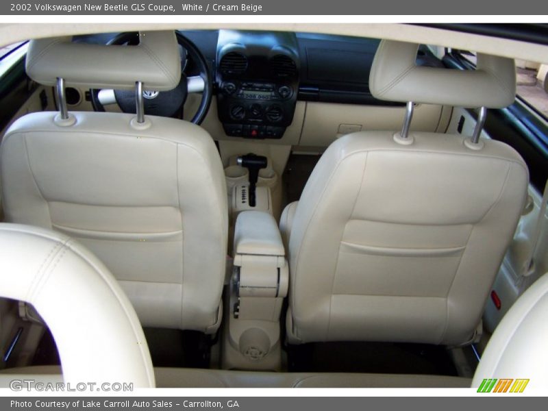 White / Cream Beige 2002 Volkswagen New Beetle GLS Coupe