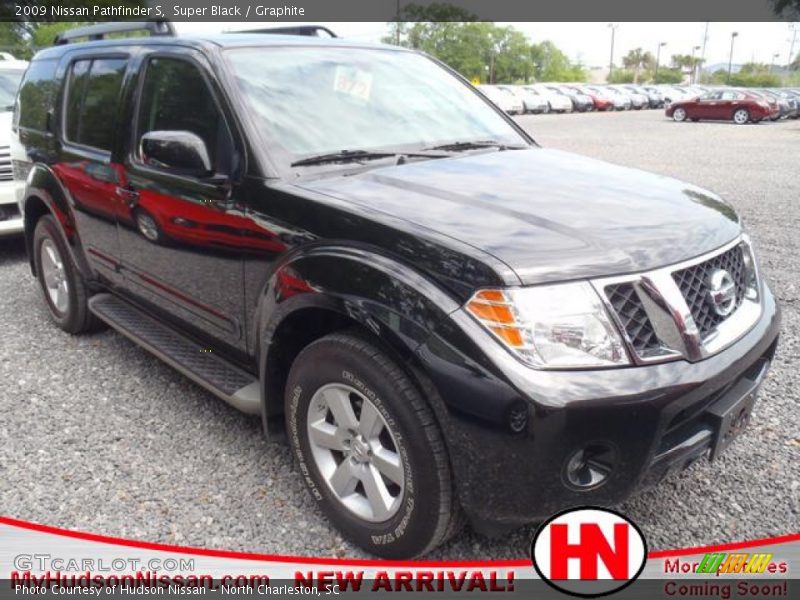 Super Black / Graphite 2009 Nissan Pathfinder S