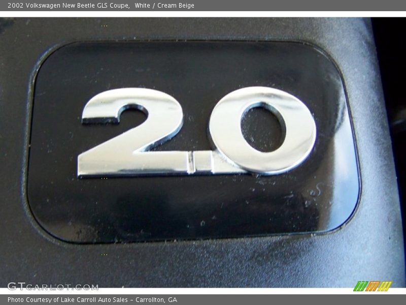 White / Cream Beige 2002 Volkswagen New Beetle GLS Coupe
