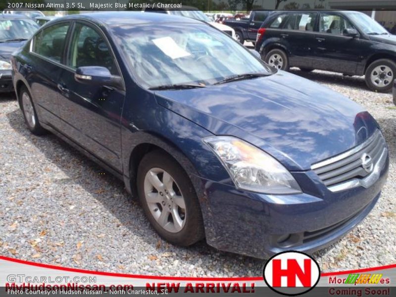 Majestic Blue Metallic / Charcoal 2007 Nissan Altima 3.5 SL