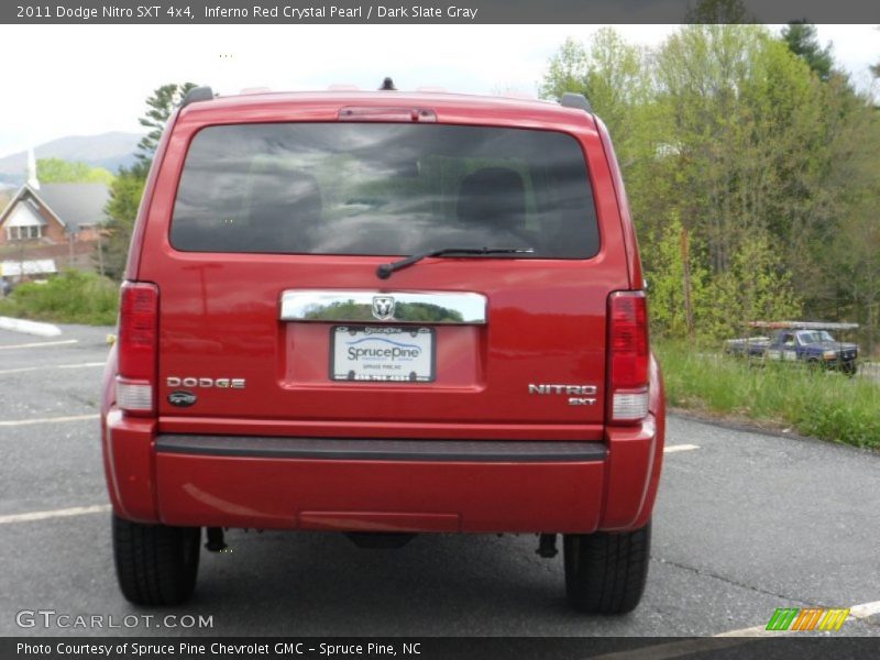 Inferno Red Crystal Pearl / Dark Slate Gray 2011 Dodge Nitro SXT 4x4