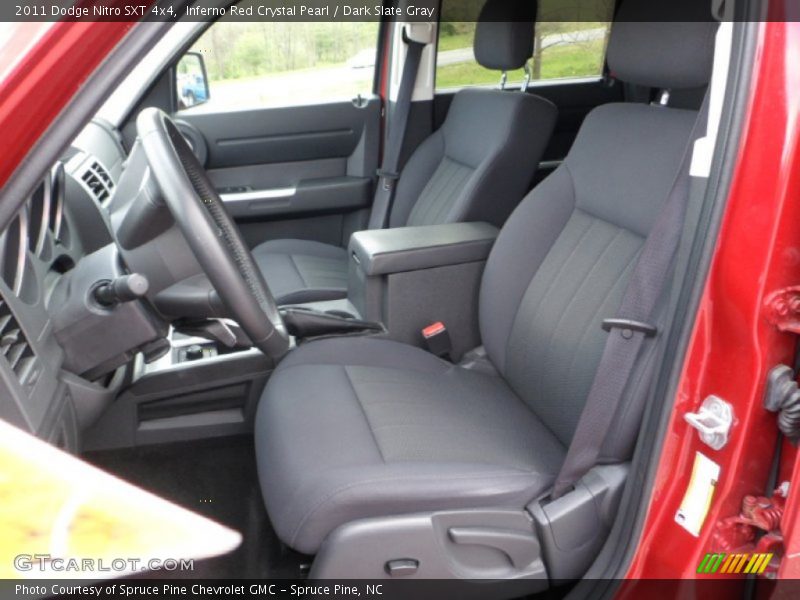 Inferno Red Crystal Pearl / Dark Slate Gray 2011 Dodge Nitro SXT 4x4