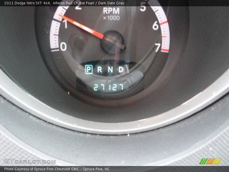 Inferno Red Crystal Pearl / Dark Slate Gray 2011 Dodge Nitro SXT 4x4
