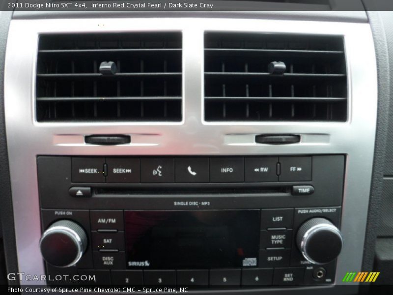 Inferno Red Crystal Pearl / Dark Slate Gray 2011 Dodge Nitro SXT 4x4