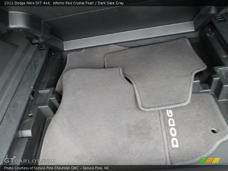 Inferno Red Crystal Pearl / Dark Slate Gray 2011 Dodge Nitro SXT 4x4