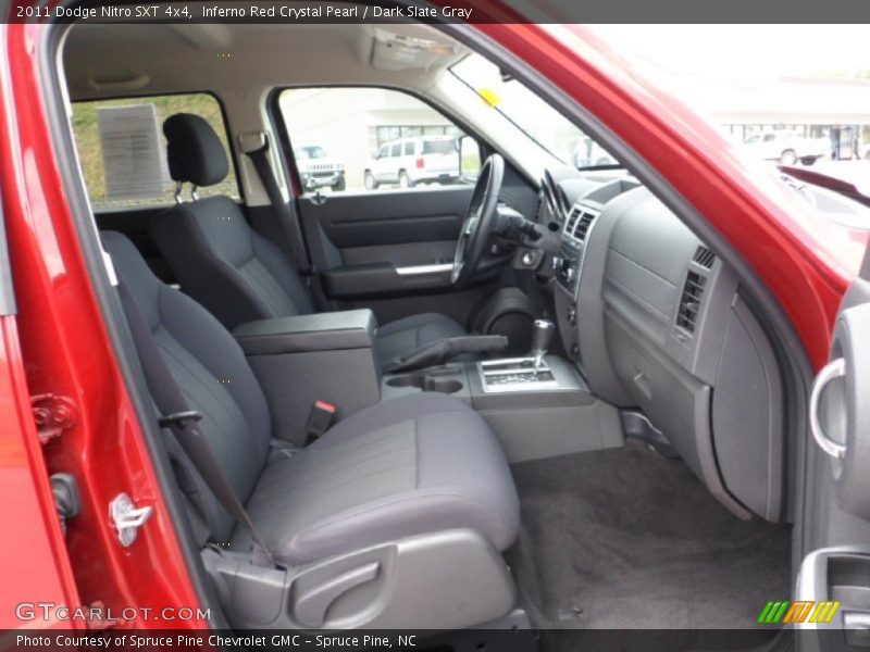 Inferno Red Crystal Pearl / Dark Slate Gray 2011 Dodge Nitro SXT 4x4
