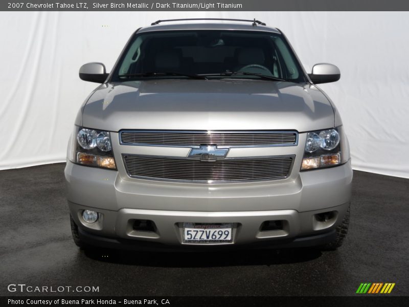 Silver Birch Metallic / Dark Titanium/Light Titanium 2007 Chevrolet Tahoe LTZ