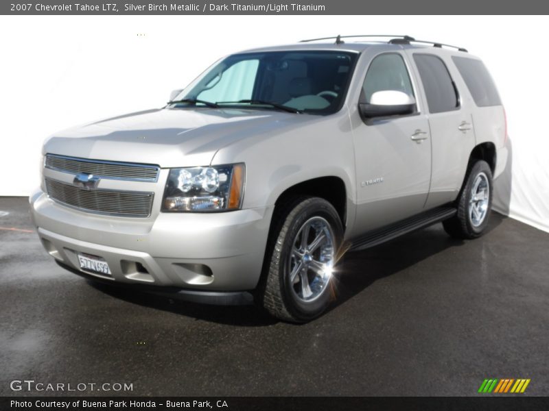 Silver Birch Metallic / Dark Titanium/Light Titanium 2007 Chevrolet Tahoe LTZ