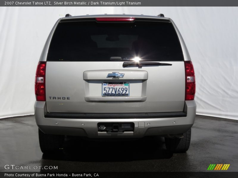 Silver Birch Metallic / Dark Titanium/Light Titanium 2007 Chevrolet Tahoe LTZ