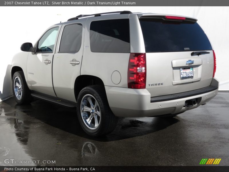 Silver Birch Metallic / Dark Titanium/Light Titanium 2007 Chevrolet Tahoe LTZ