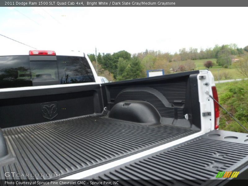 Bright White / Dark Slate Gray/Medium Graystone 2011 Dodge Ram 1500 SLT Quad Cab 4x4