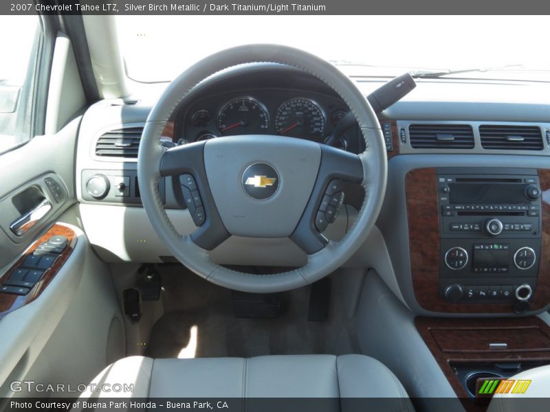 Silver Birch Metallic / Dark Titanium/Light Titanium 2007 Chevrolet Tahoe LTZ