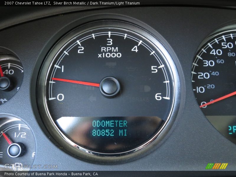 Silver Birch Metallic / Dark Titanium/Light Titanium 2007 Chevrolet Tahoe LTZ