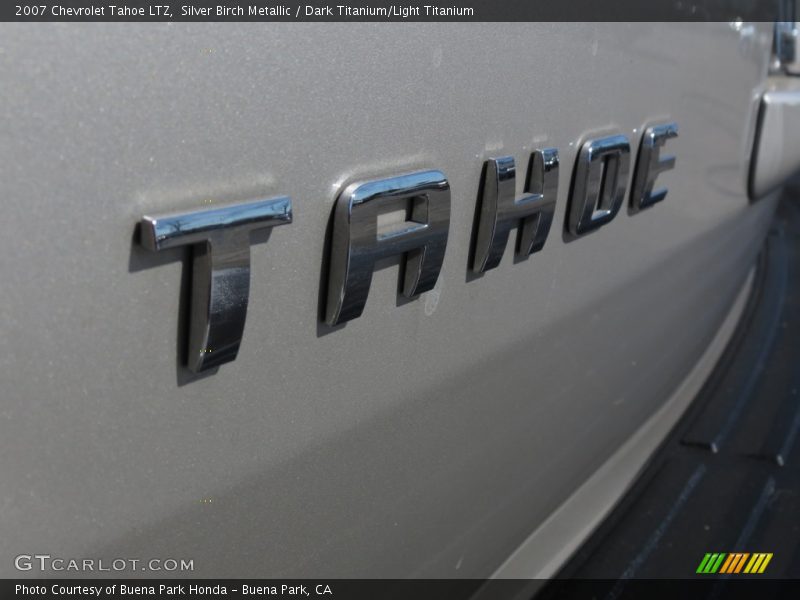 Silver Birch Metallic / Dark Titanium/Light Titanium 2007 Chevrolet Tahoe LTZ